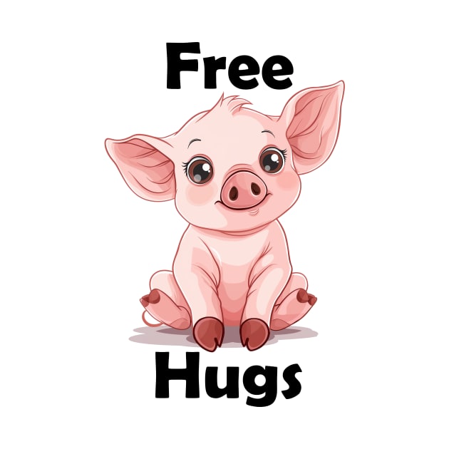 Free Hugs Pig by Aaron Grubb's Favorites