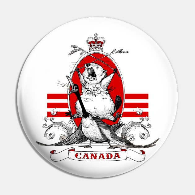 Canada Crest Pin by Undecided