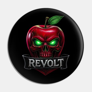 Revolt Apple Pin