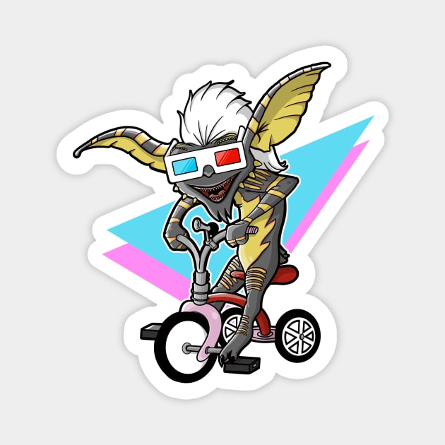 Gremlin Tricycle - RAD Edition Magnet by Kevinokev