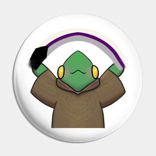 Demisexual Gay Pride-Berry Pin