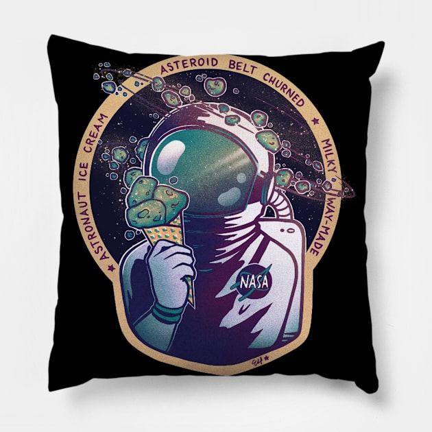 USA Space Agency Vintage Colors Pillow by Space_art