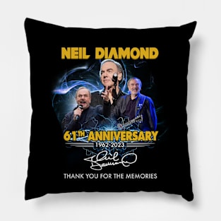 60th Anniversary 1962 2023 Signatures Thank You For The Memories. Pillow