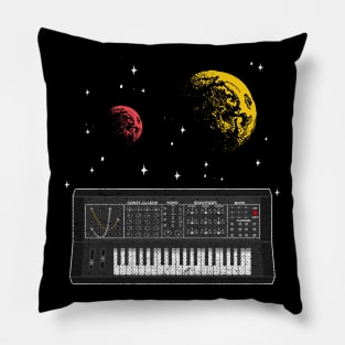 Synthesizer Space Synths Analog Modular Retro Gift Pillow