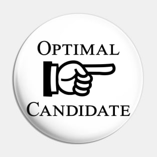 Optimal Candidate (black text) Pin