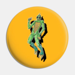 floating sleestak Pin