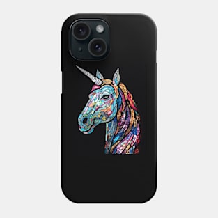 colorful unicorn Phone Case