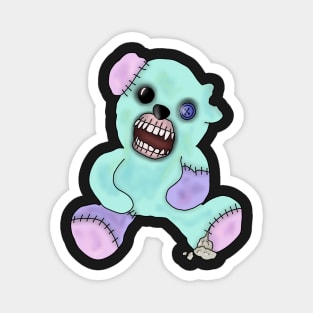 Zombie creepy kawaii teddy bear Magnet