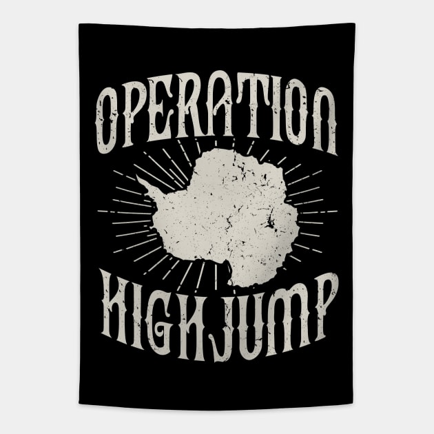 Operation Highjump, Vintage\Retro Design Tapestry by VintageArtwork