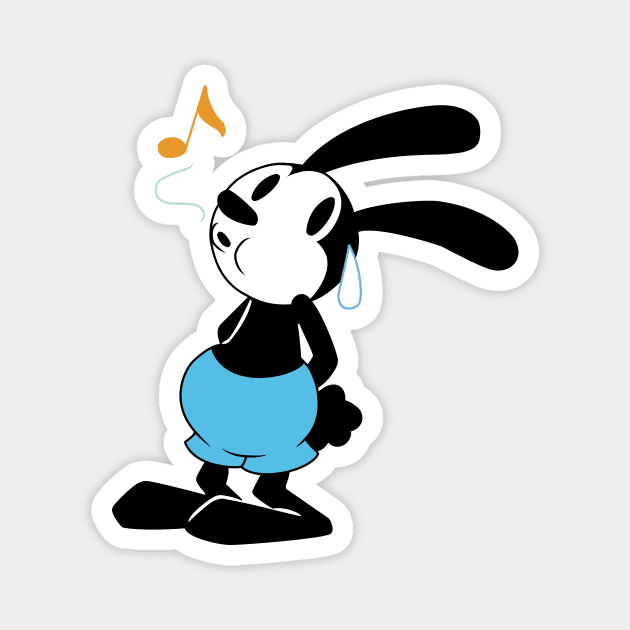 Nervous Oswald Magnet by NoirPineapple