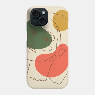 Line Portrait #1 Phone Case