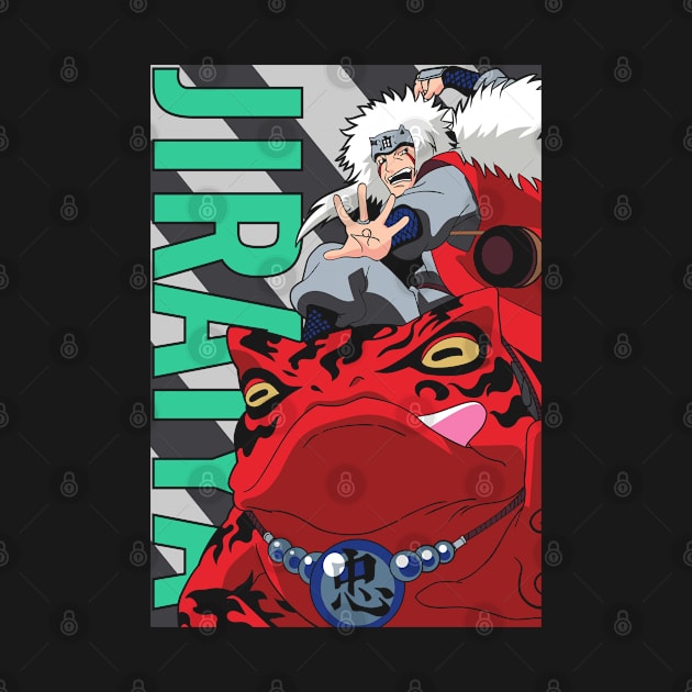 Jiraiya Anime Fanart by Planet of Tees