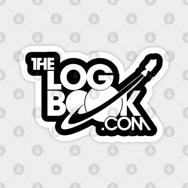 theLogBook.com New Logo in white - Apollo Magnet by thelogbook