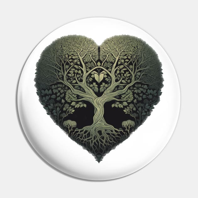 Tree of Life - Designs for a Green Future Pin by Greenbubble
