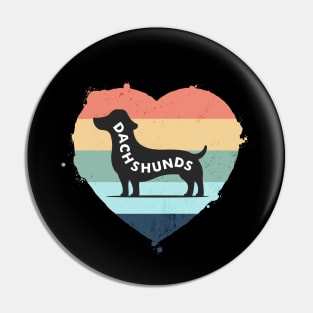 Dachshunds Love Pin