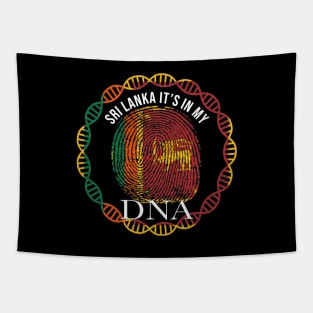 Sri Lanka Its In My DNA - Gift for Sri Lankan From Sri Lanka Tapestry