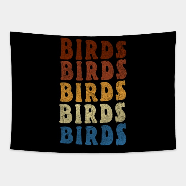 Birds Tapestry by ysmnlettering