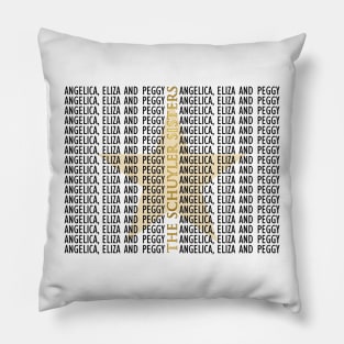 Schuyler Sisters-Hamilton Pillow