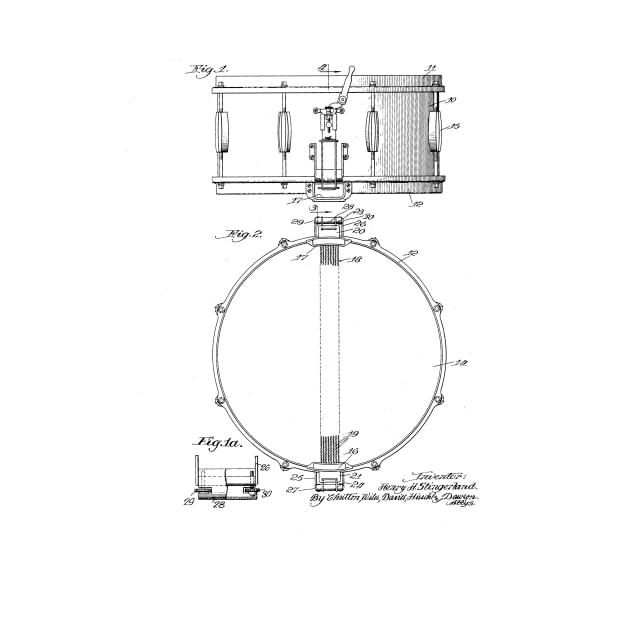 VINTAGE PATENT DRAWING by skstring