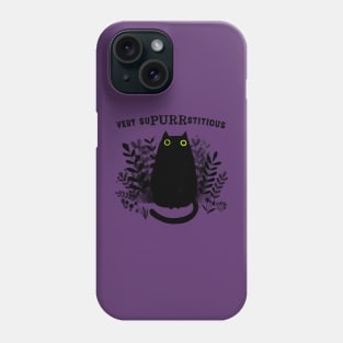 Very SuPURRstitious Phone Case