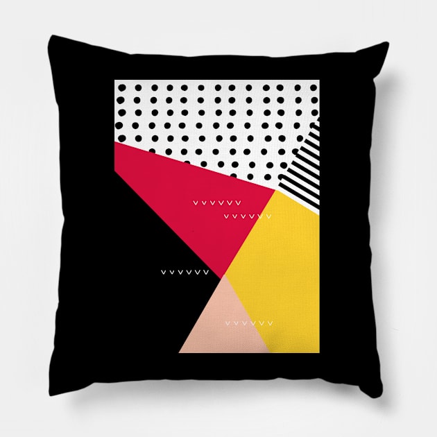 Minimalist Abstract Quilt Design Pillow by Morning Tide Coaching