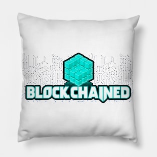 Blockchained Cryptocurrency Bitcoin Pillow