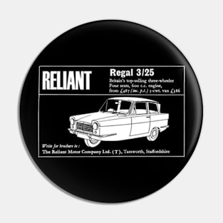 RELIANT REGAL 3/25 - advert Pin