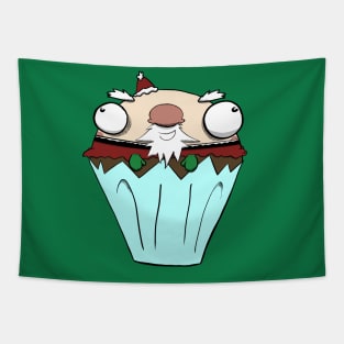 Santa Cupcake Tapestry