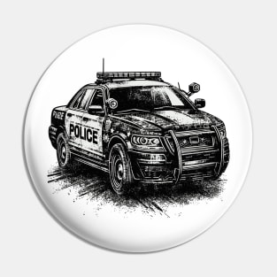 Police Car Pin