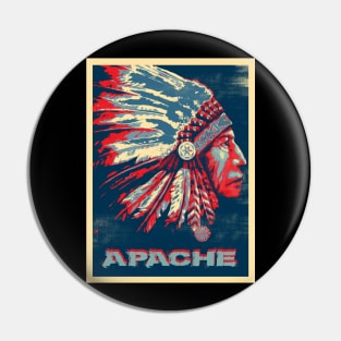 indian apache - cherokee Pin