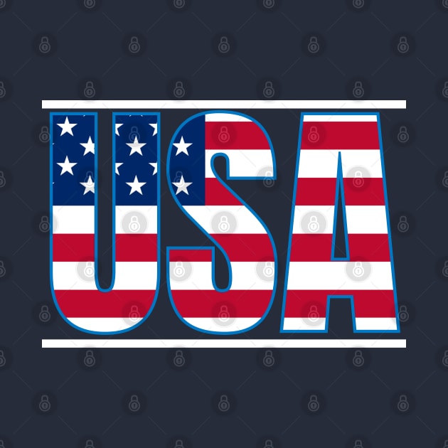 USA flag, 4th of July design by Apparels2022