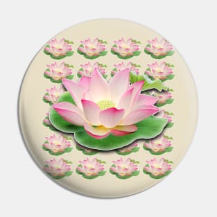 namaste lotus flower Pin