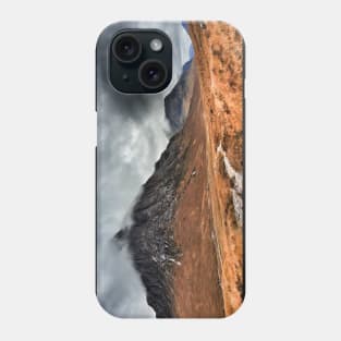 Hiking under the clouds on the West Highland Way Phone Case