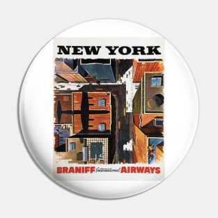 NEW YORK USA City View From the Top Vintage Travel Pin