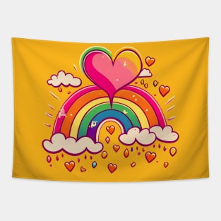 Heart Valentines Day Tapestry