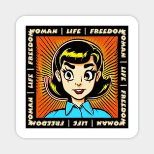 Woman Life Freedom Woman Magnet