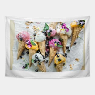 Ice Cream Cones Tapestry