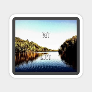 Get Lost (on the water) Magnet