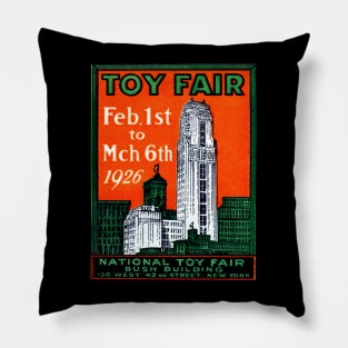 1926 New York Toy Fair Pillow