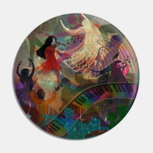 Art: Dance, Play, Sing, Paint - Be Vibrant Pin