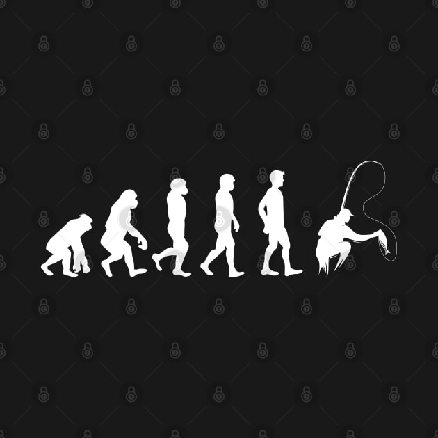 Evolution Of Man and Fishing by DragonTees