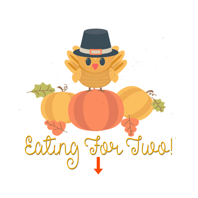 Thanksgiving Eating For Two by WalkingMombieDesign