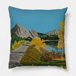 Autumn tints in the Canadian Rockies Pillow