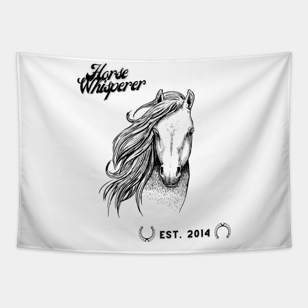 Horse Whisperer Tapestry by GMAT