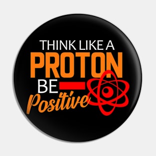 Proton Atom Science Chemist Chemistry Pin