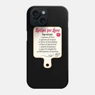 Recipe for Love Phone Case