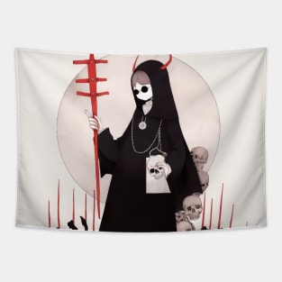 Satanic Priestess Tapestry
