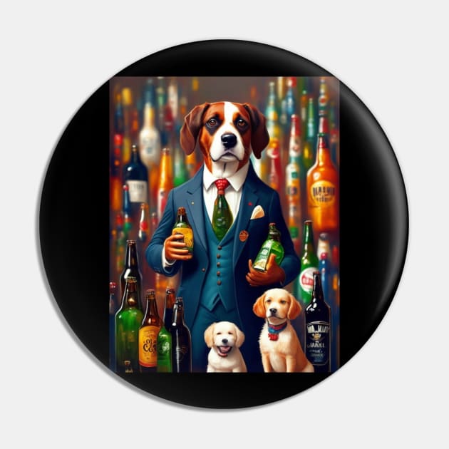 The Dogfather Pin by meltubs76