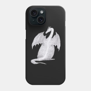 Dragon, pencil drawing Phone Case