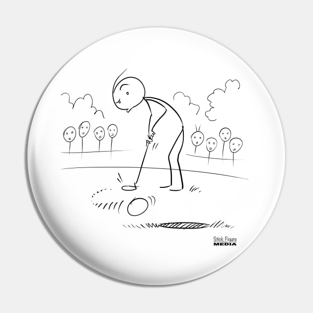 Golfing Stick Pin by Rick714